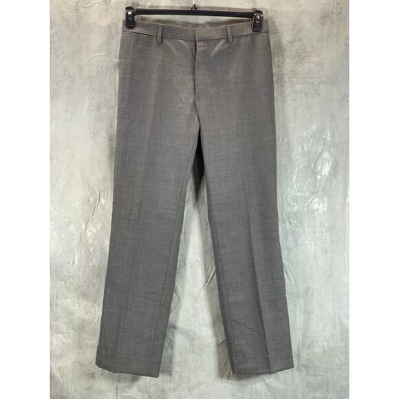 BANANA REPUBLIC Men's Grey Mini Gingham Classic-Fit Dress Pants SZ 32X32 - Picture 1 of 10